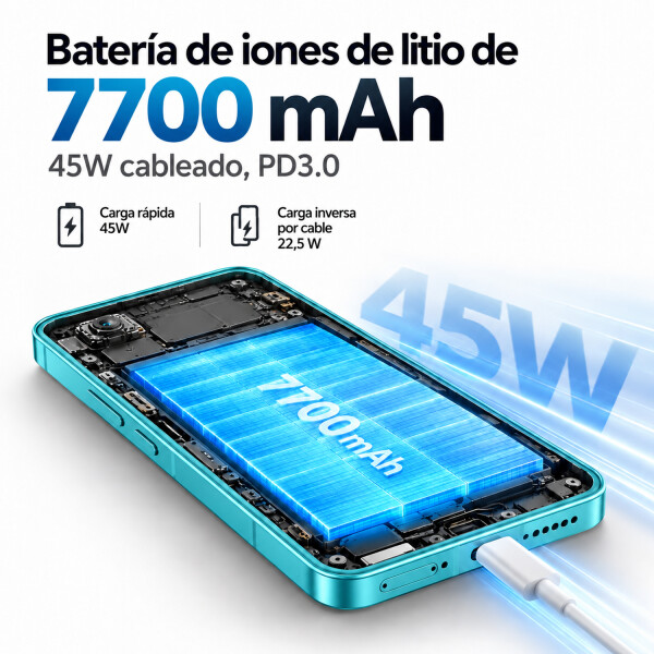 Xiaomi Note 17 8/256gb 4g + Regalo TURQUESA