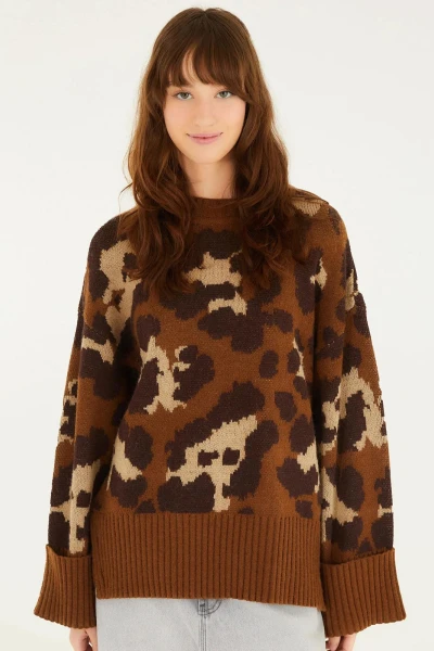 SWEATER SELVA Animal Print