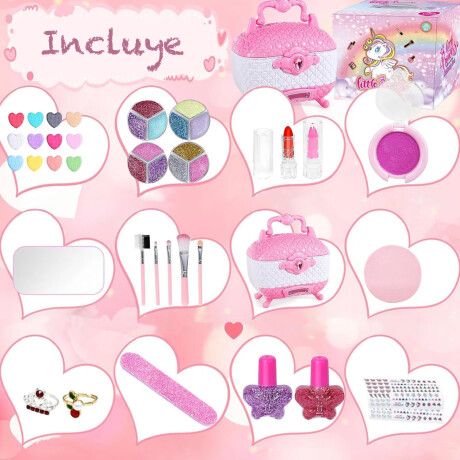 Caja Valija de Maquillaje de Princesas con Accesorios Caja Valija de Maquillaje de Princesas con Accesorios