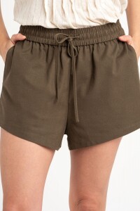 Short Con Lino Safari