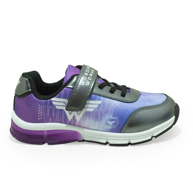 Championes Disney DC Wonder Woman Suela con Luces de Niños - WWICFW25500 Violeta