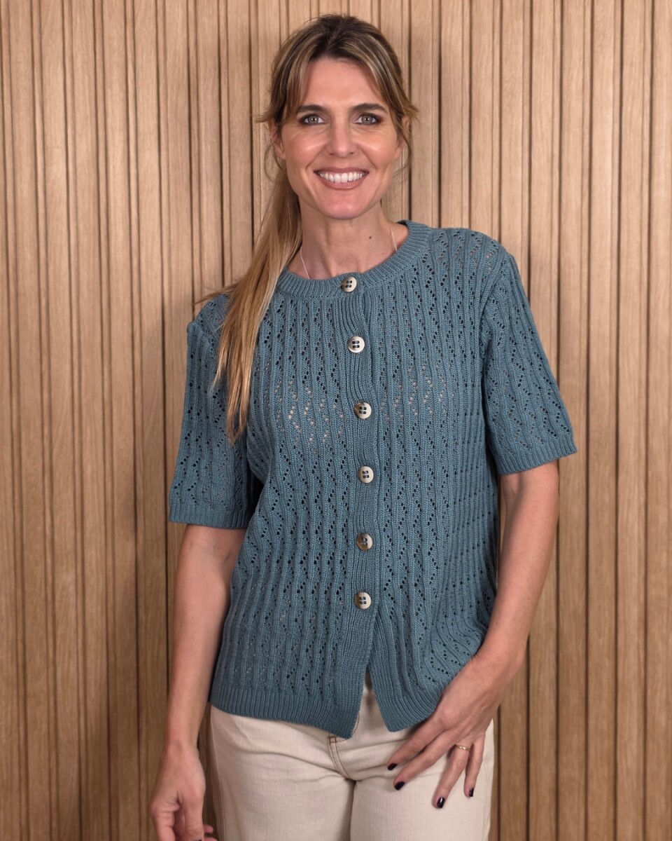 Cardigan Mora - Tourquesa 