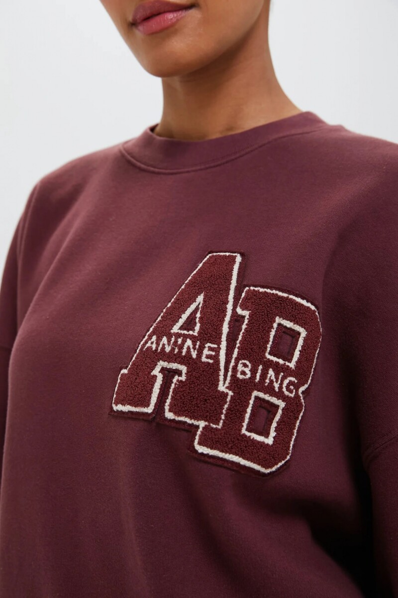 BUZO MILES LETTERMAN Bordo