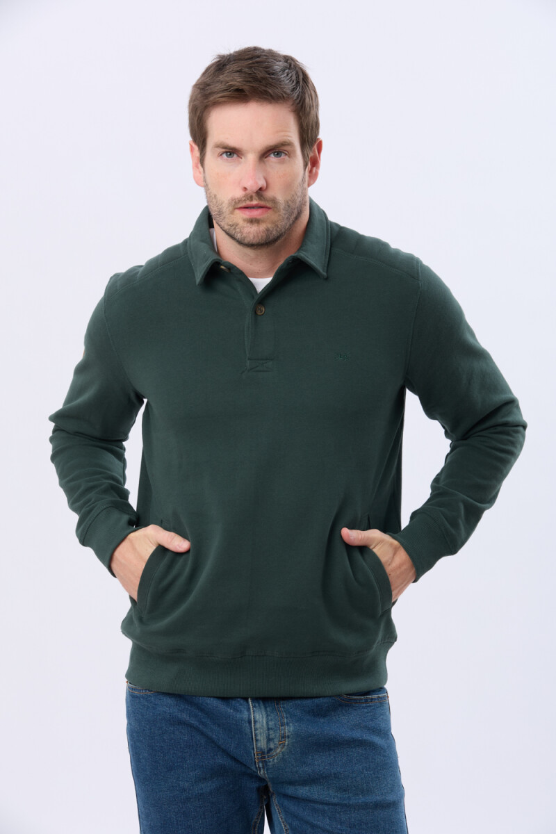 BUZO POLO DE FELPA - Verde 