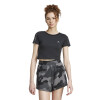 Remera Adidas Camo35 Baby de Mujer - IY1691 Negro-blanco