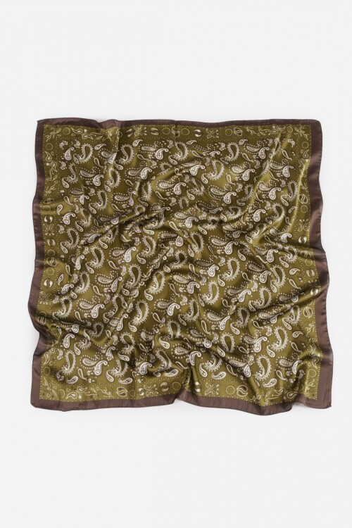 Pañuelo arabesco verde