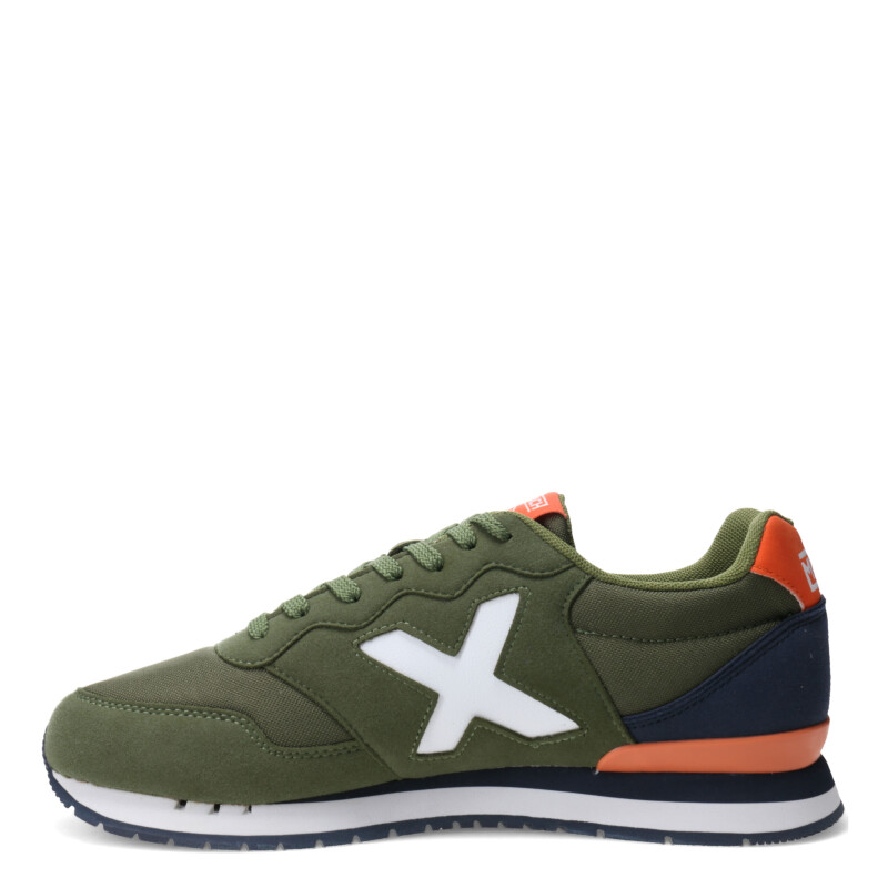 Championes de Hombre MUNICH Dash 180 Verde - Azul Marino - Anaranjado