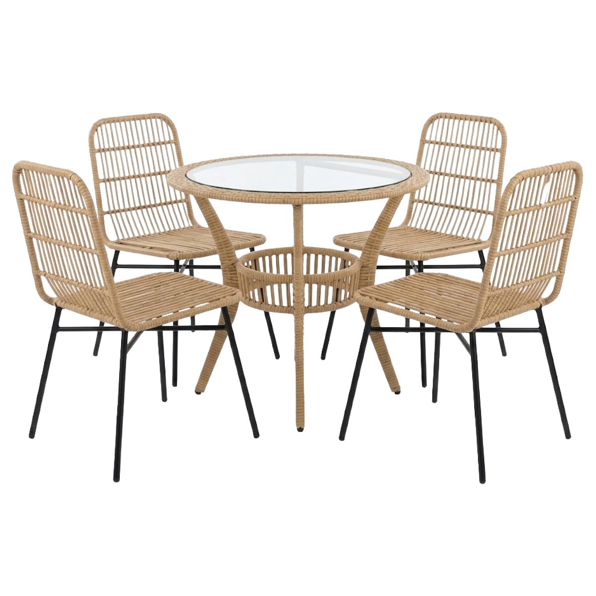 JGO COMEDOR JARDIN JAMAICA 5PCS 