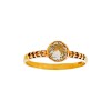 Anillo-Oro bajo-Piedra circonia-AN8030 conpiedra