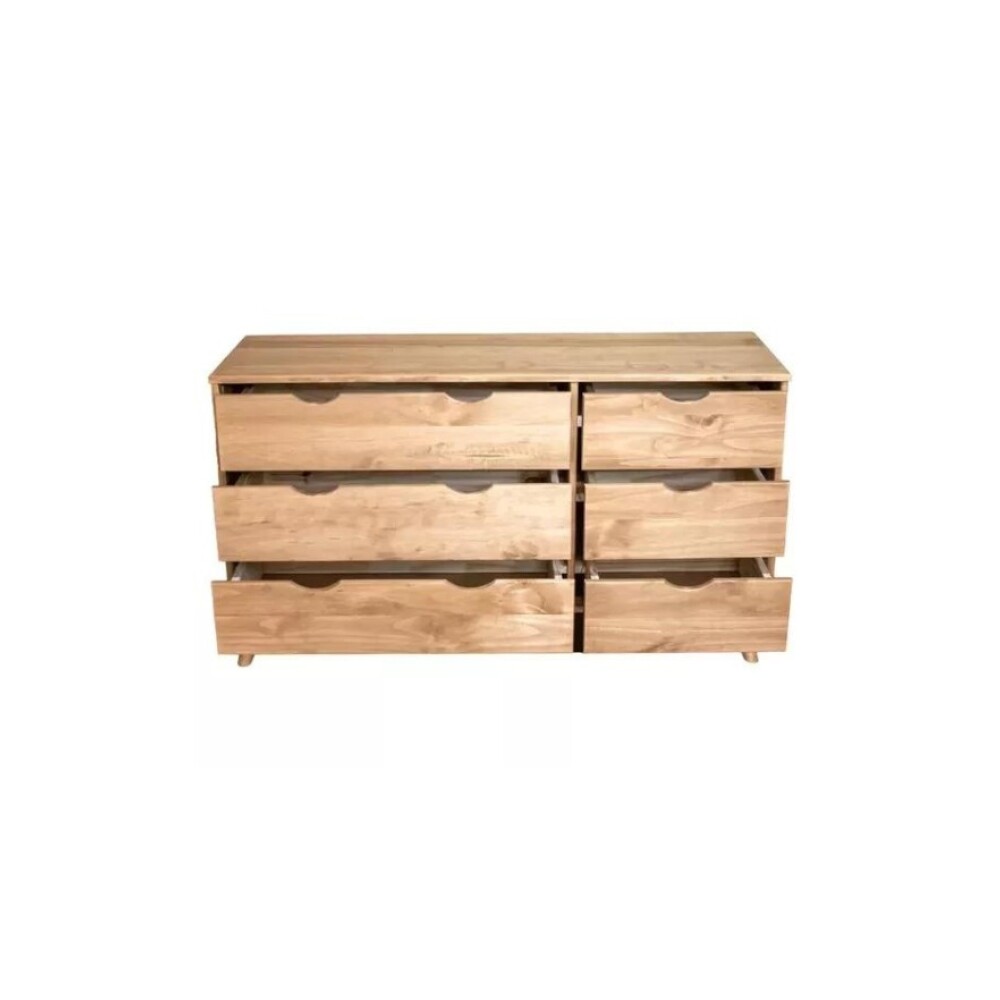 Comoda 6 Cajones Madera - Linea Dublin Comoda 6 Cajones Madera - Linea Dublin