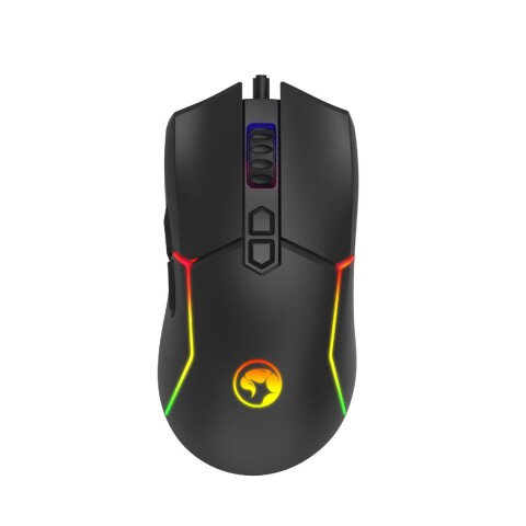 Mouse Gamer Marvo M655 Luz Rgb Usb 12000dpi MOUSE MARVO M655 RGB BK