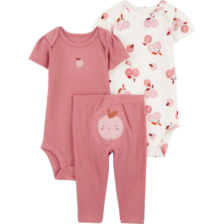 Set 3pc pant y 2bodies mc manzanas niña-bb carters Variante unica