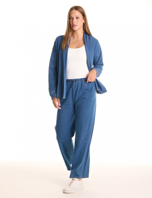 Cardigan Denim Abierto JEAN