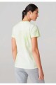 REMERA MUJER FILA LETTER PREMIUM SKY Verde-lima