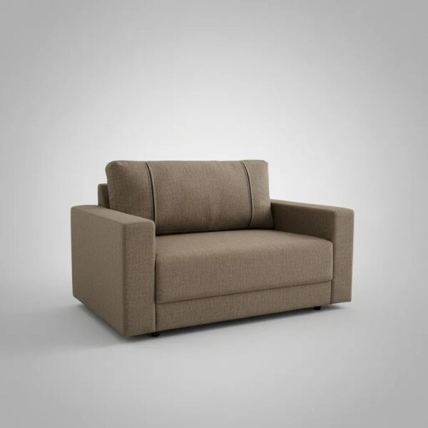 SOFA 2 CUERPOS - TELA MARRON SOFA 2 CUERPOS - TELA MARRON