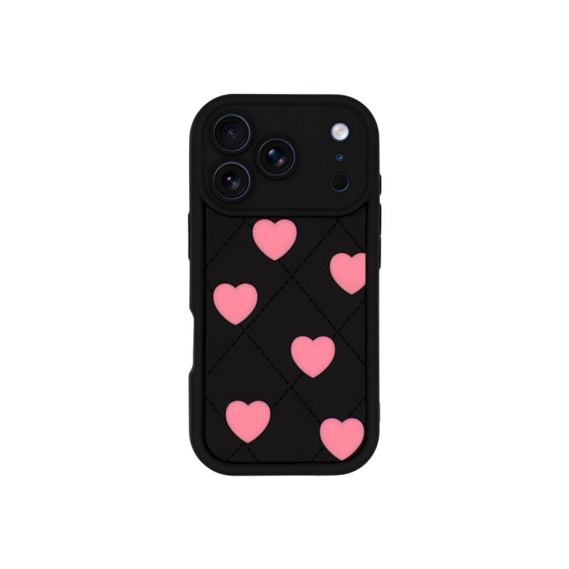Protector para iPhone 17 Pro diseño corazones Protector Para Iphone 17 Pro Diseño Corazones