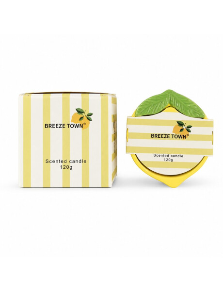 VELA AROMATICA DE FRUTA LIMON VELA AROMATICA DE FRUTA LIMON