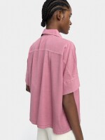 Camisa Con Cremallera 100% Lyocell rosa