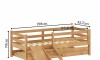 Cama marinera Infantil Marron