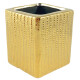 Maceta Decorativa Rectangular Dorado