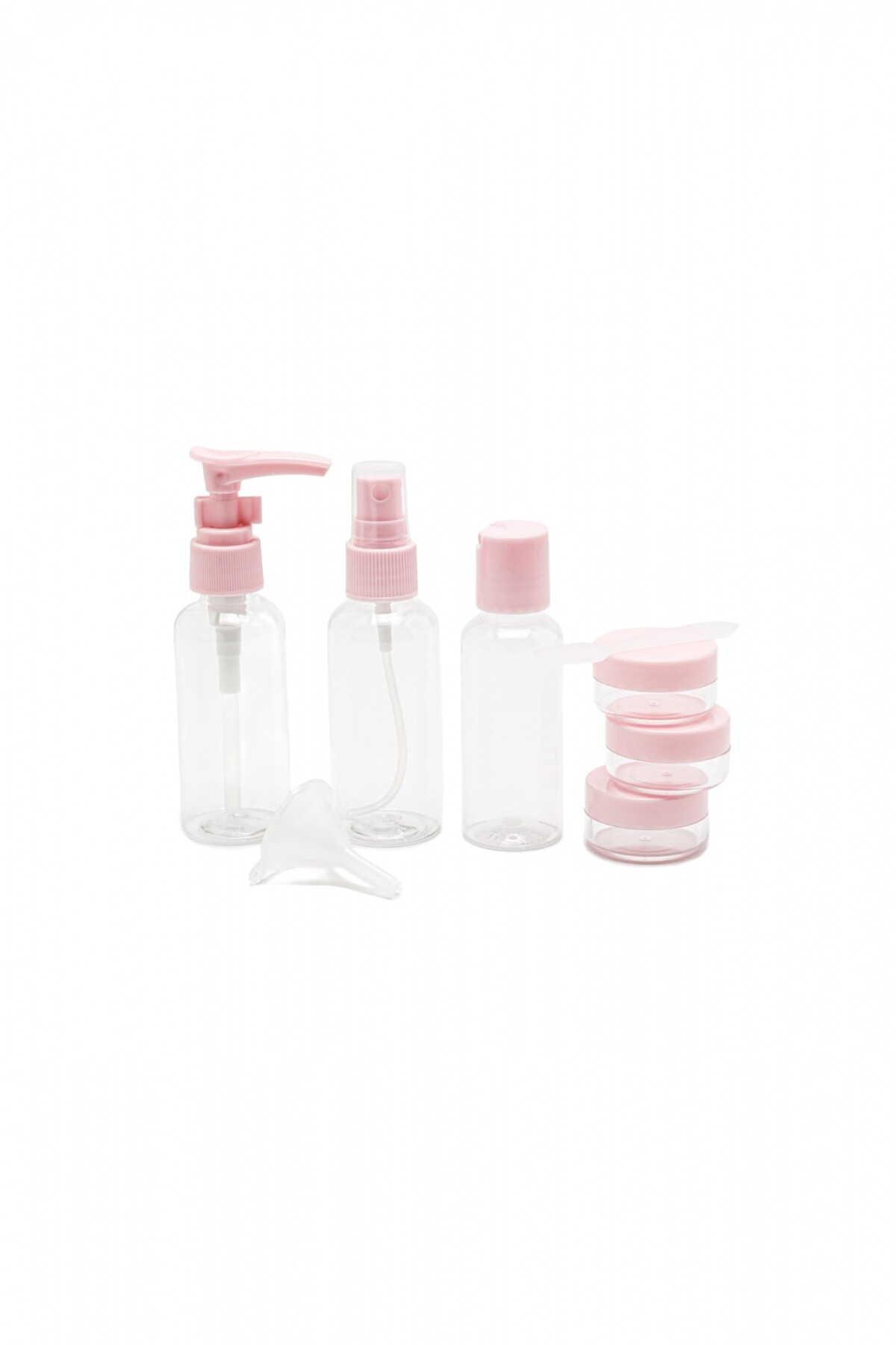Set Botellas para Viaje Rosa