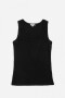 Musculosa de rib NEGRO