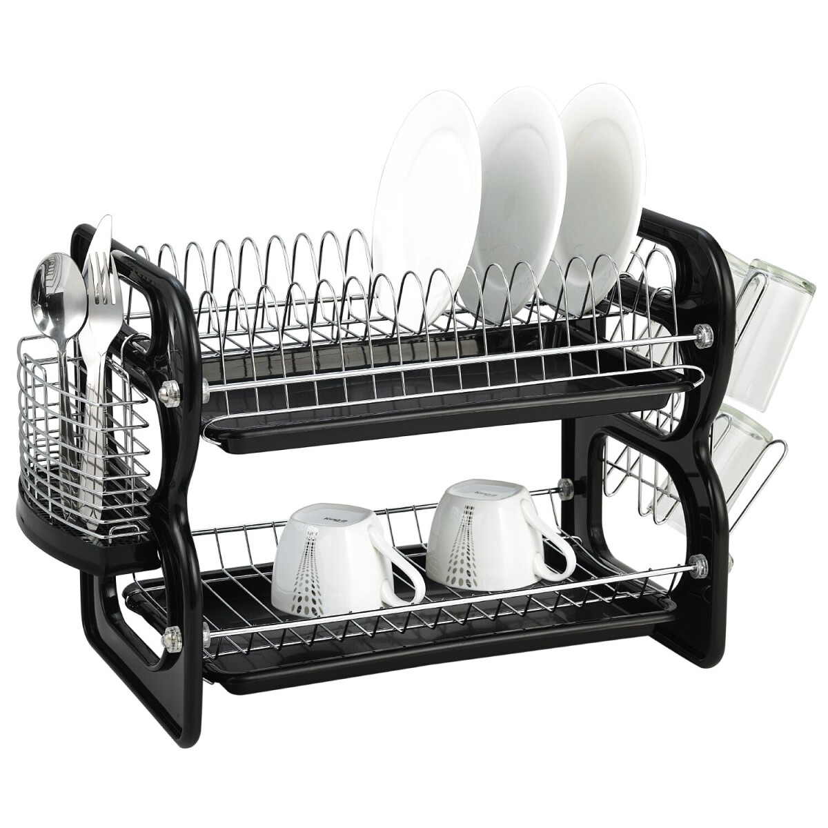 ESCURRIDOR 2 NIVELES KASSEL KS-ESC2N - NEGRO 