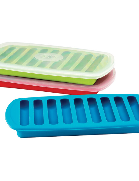 CUBETERA DE HIELO P/ BOTELLA C/ TAPA ROJO/VER/AZUL J CUBETERA DE HIELO P/ BOTELLA C/ TAPA ROJO/VER/AZUL J