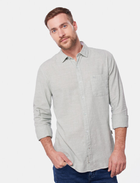 CAMISA DE LINO Menta