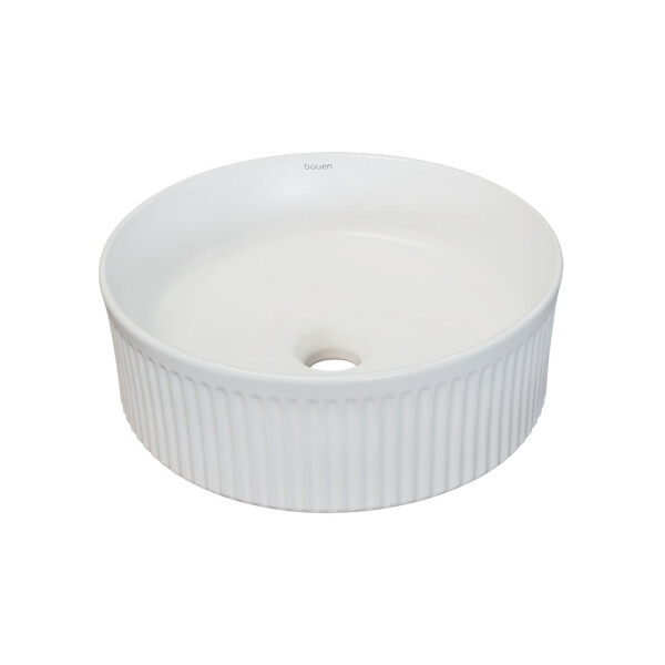 BACHA BAUEN DE APOYO BLANCO MATE REDONDA Bacha Bauen De Apoyo Blanco Mate Redonda