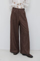 PANTALON MINI ESPIGA MARRON