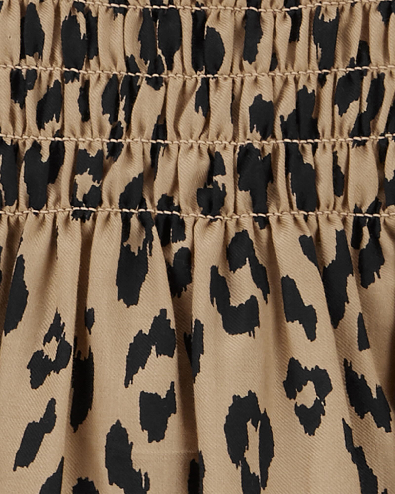 Set dos piezas de algodón, calza y blusa, diseño leopardo Sin color