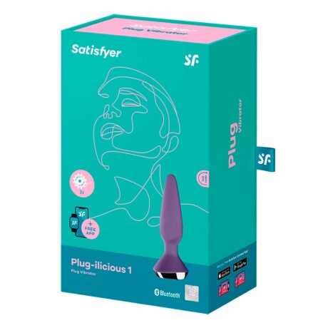 Satisfyer Ilicious 1 Plug Anal Vibrador Bluetooth Violeta