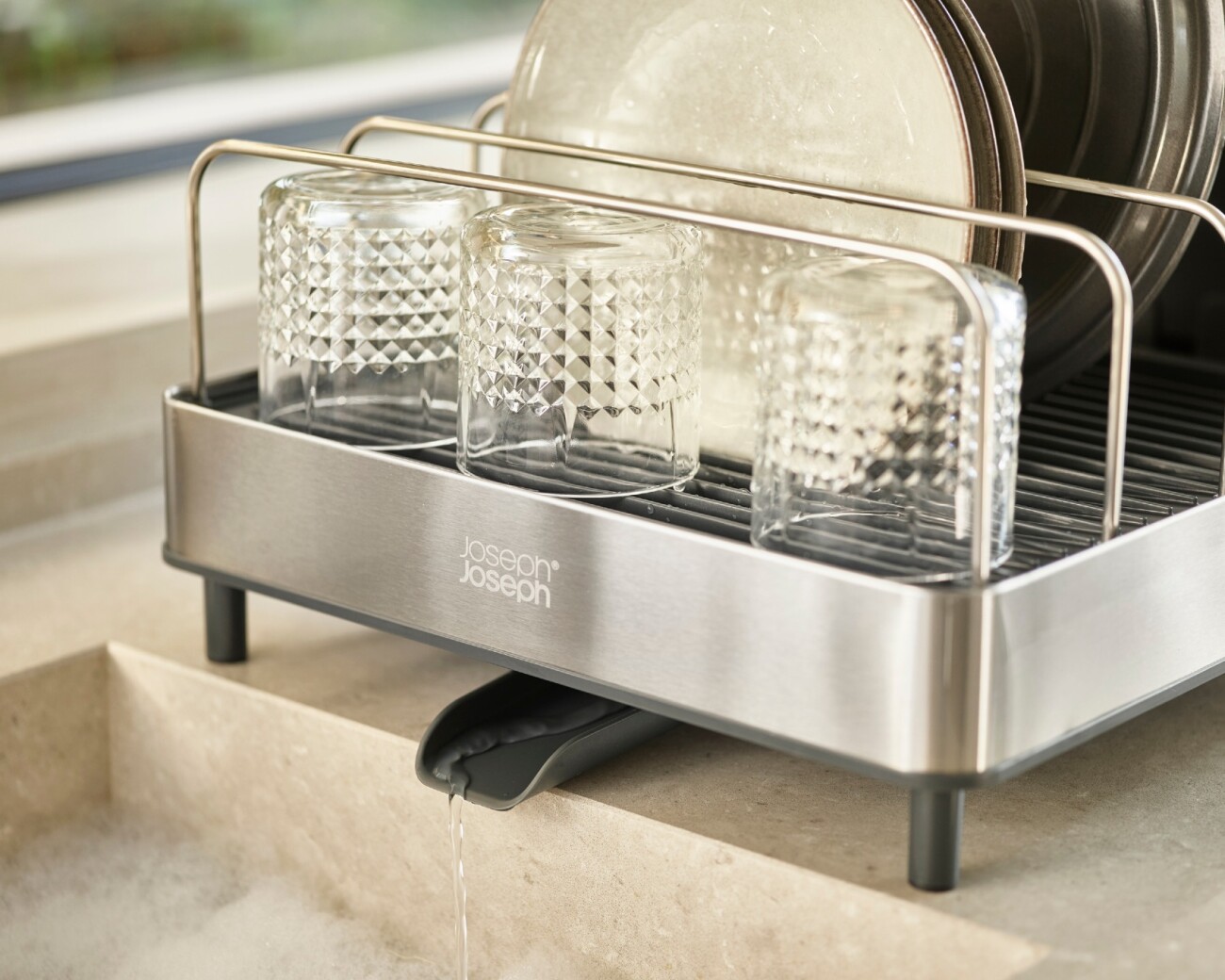 Escurridor de Platos Extensible Grande Joseph Joseph Extend™ Max Acero Inoxidable - PREVENTA Escurridor de Platos Extensible Grande Joseph Joseph Extend™ Max Acero Inoxidable - PREVENTA