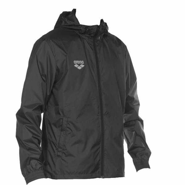 Campera Rompevientos Deportiva Unisex Arena Team Line Collection Windbreaker Gris Oscuro