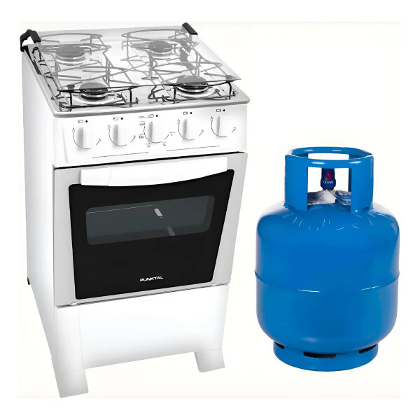 COCINA A GAS BLANCA SUPER GAS 4 + ENVASE GARRAFA 13 KG COCINA A GAS BLANCA SUPER GAS 4 + ENVASE GARRAFA 13 KG