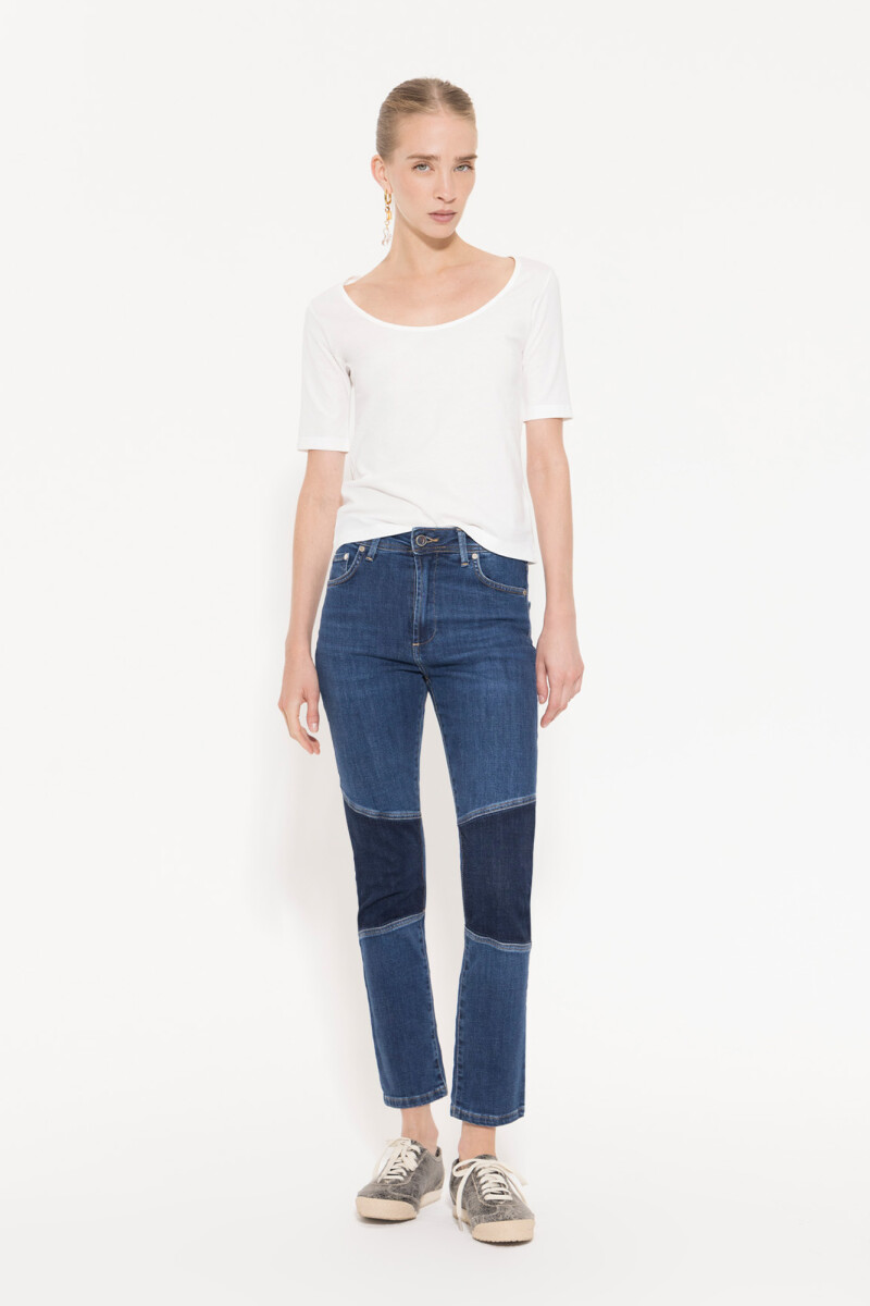 JEANS LISA MID WAY Celeste