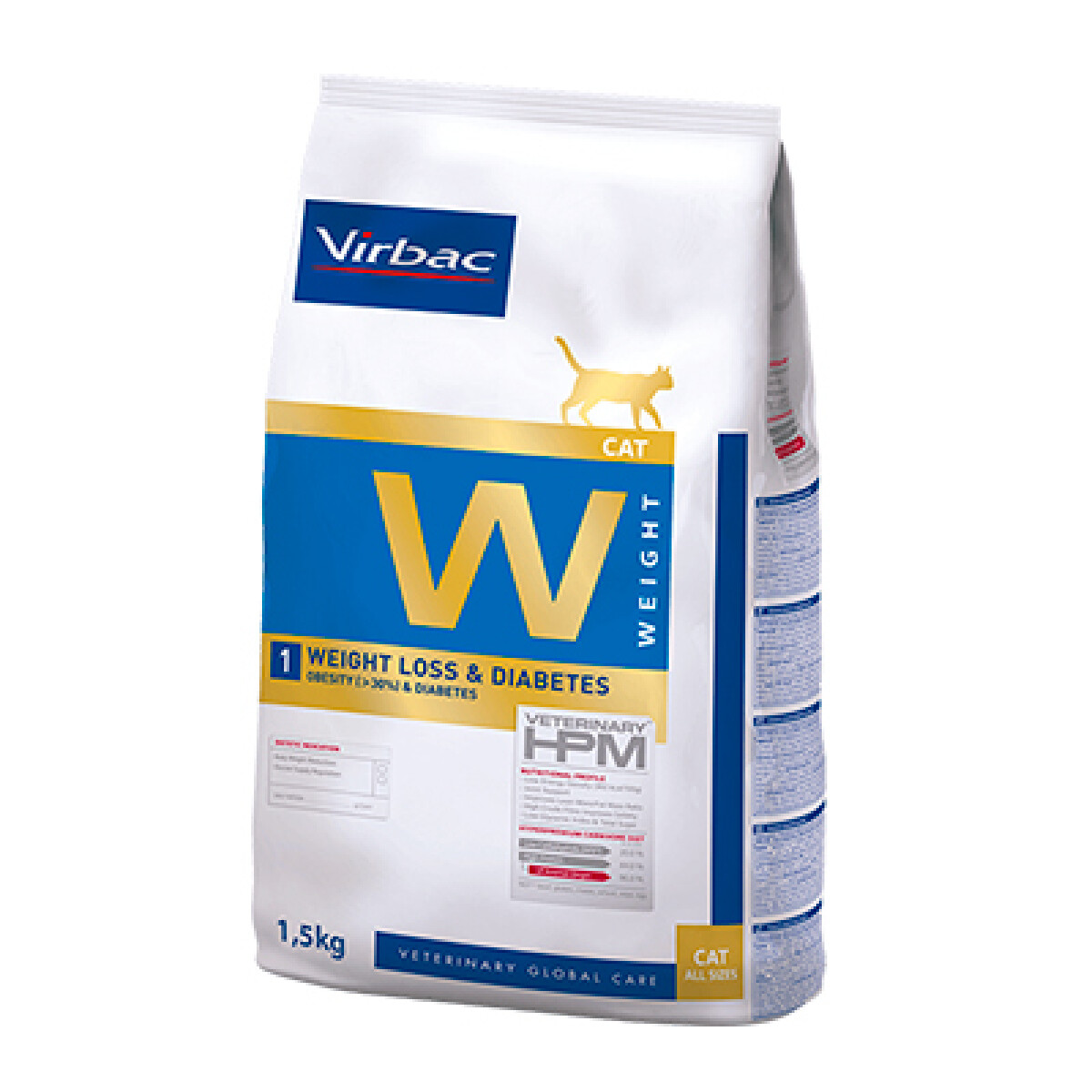 VIRBAC CAT WEIGHT LOSS & DIABETES 1.5KG 