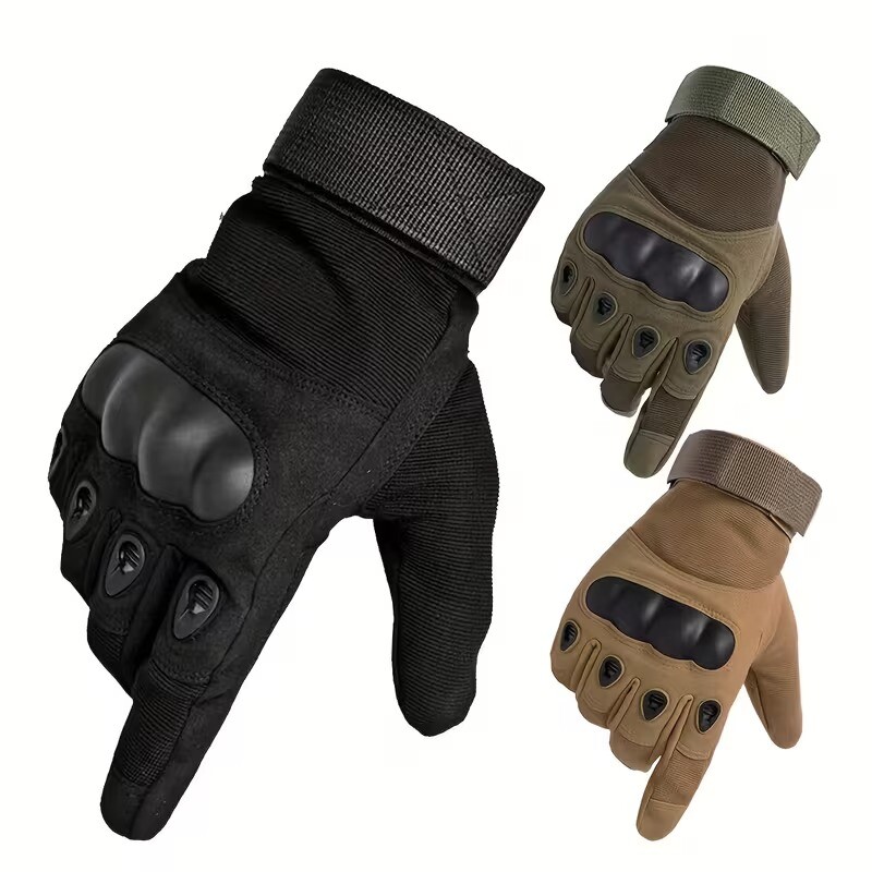 Guantes Tácticos Tange Hard Knuckle – Protección y Rendimiento Profesional NEGRO