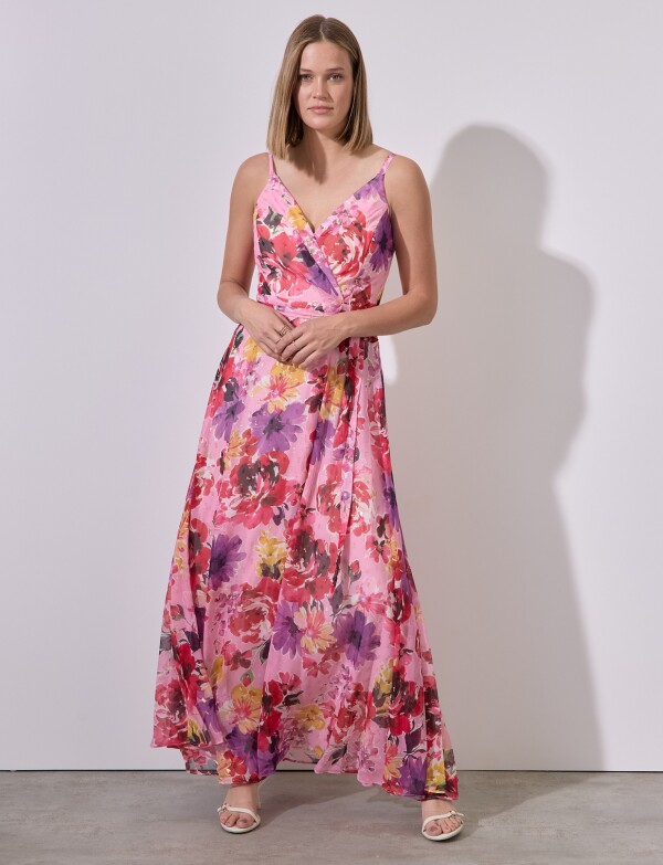 Vestido Maxi Summer ROSA/MULTI