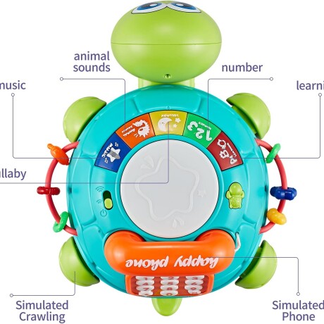 Juguete musical Tortuga caminante Juguete musical Tortuga caminante