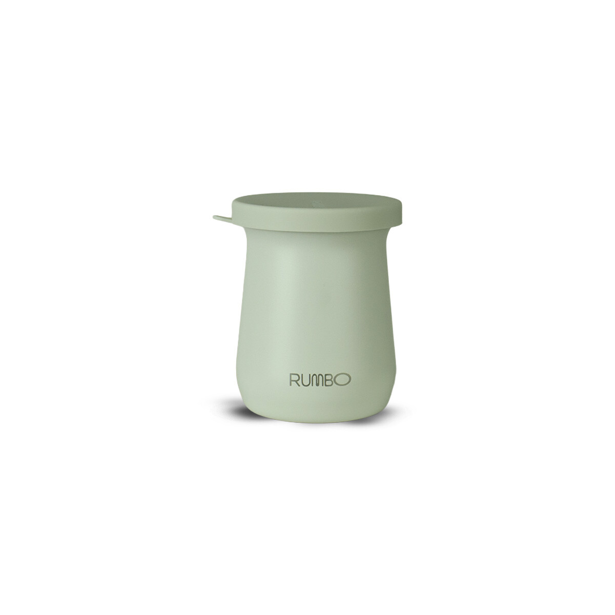 MATE ALTO RUMBO C/TAPA 260ML BLANCO 