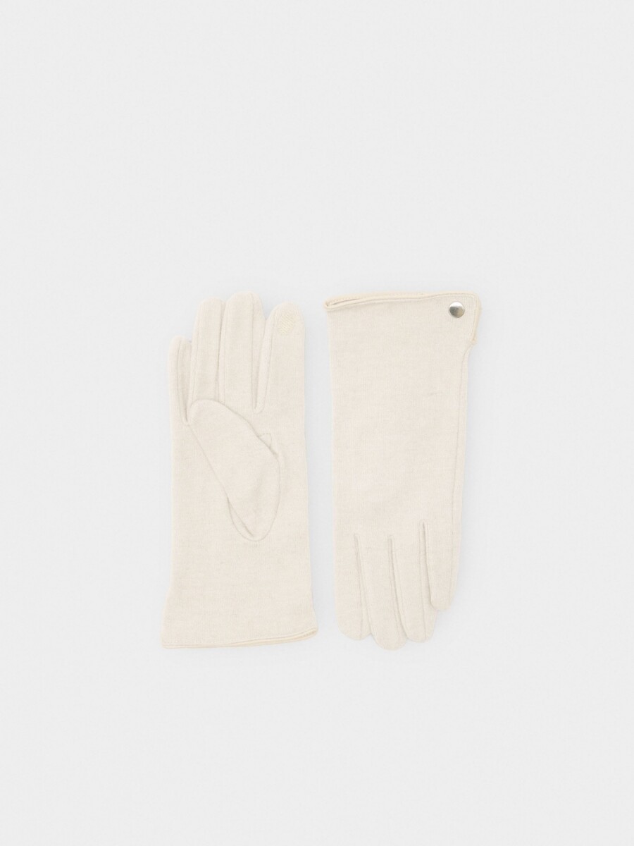 Guantes De Lana crudo