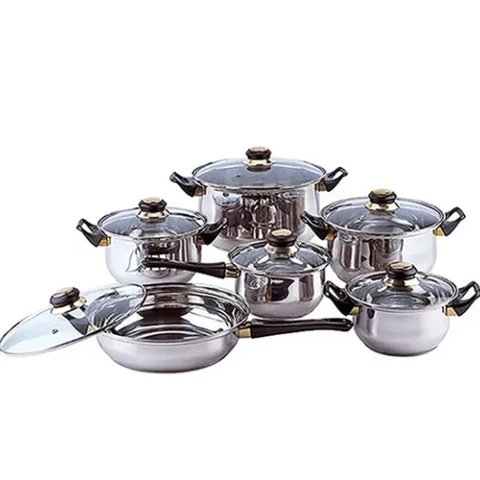 BATERIA COCINA KASSEL 12 Pzas A.Inox -72681- Sin color