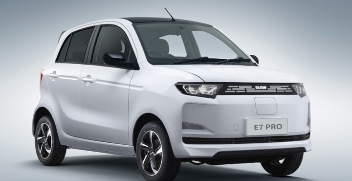 BAW E7 Pro llega a Uruguay: así es el nuevo auto eléctrico urbano con hasta 260 km de autonomía