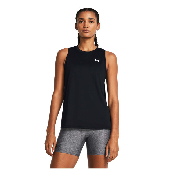 Musculosa UA Tech Tank Solid Mujer 1383655-001 Negro