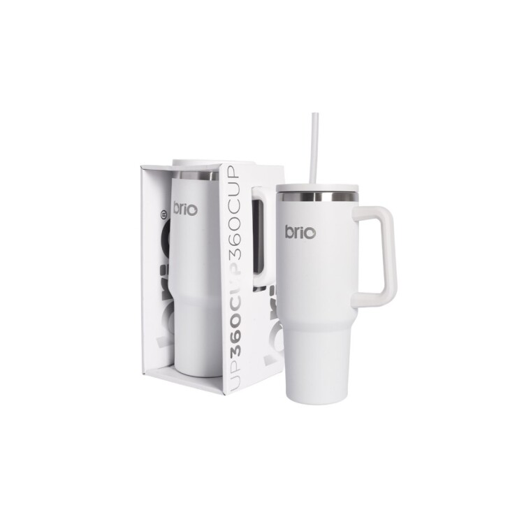 VASO TERMICO CON SORBITO 1200ML BRIO BLANCO