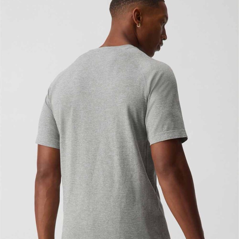 Polo The Training Day Tee Hombre Mid Grey Htr