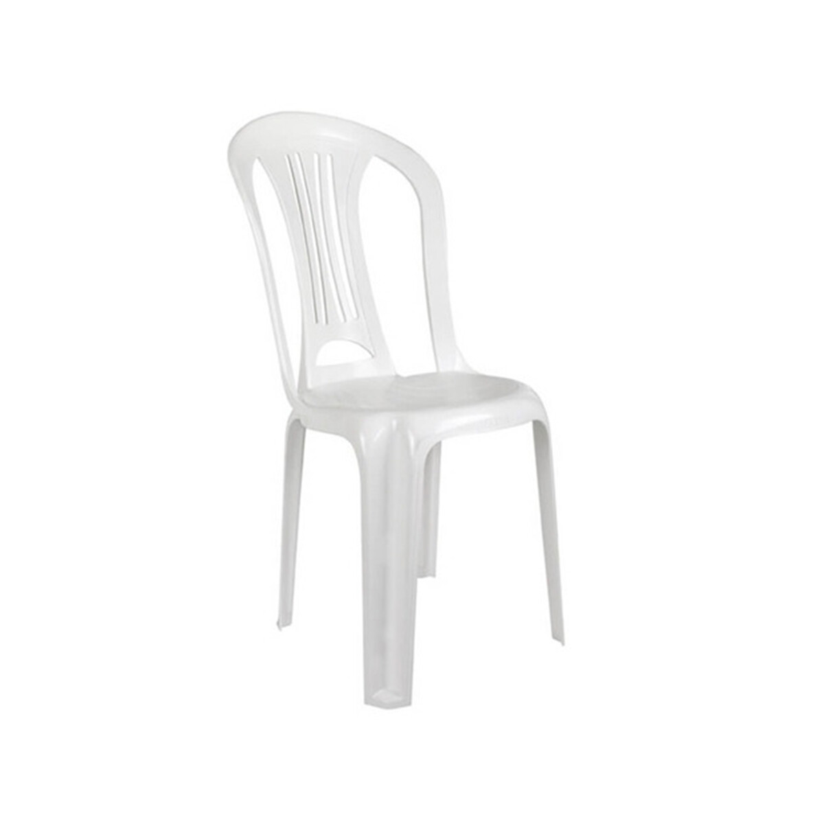 Silla Plastico Blanca Mor Reforzada 140 Kg Apilable 