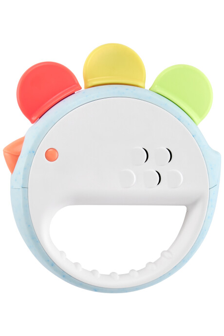 Pandereta teclado, diseño pollito Sin color